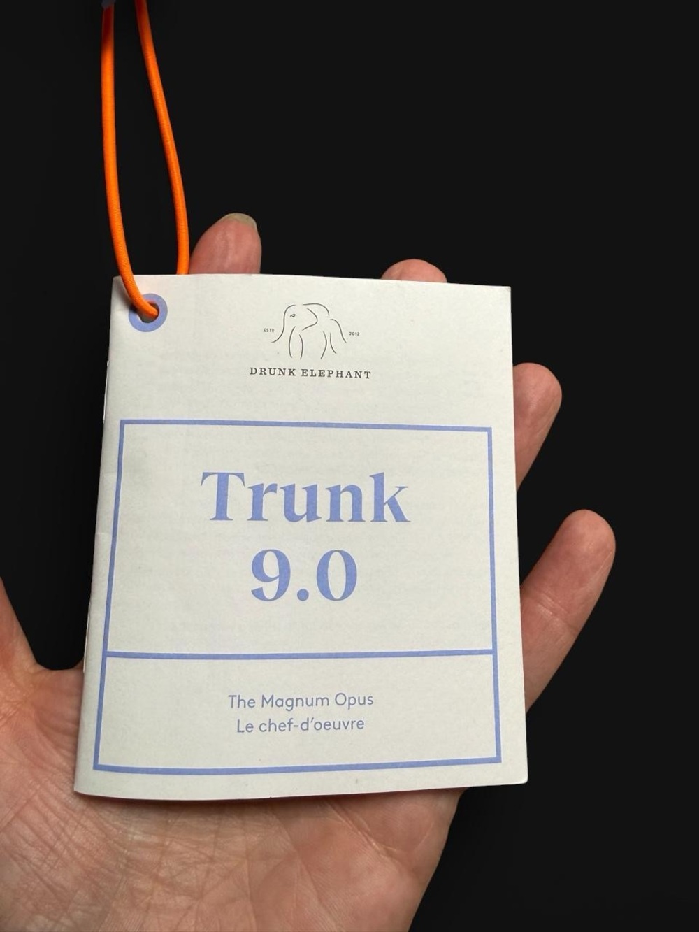 Drunk Elephant Trunk 9.0 NWT White + Cornflower Blue Duffle Bag - Picture 5 of 8